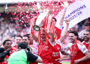 Arsenal Lift Premier League Trophy as West Ham Relegated