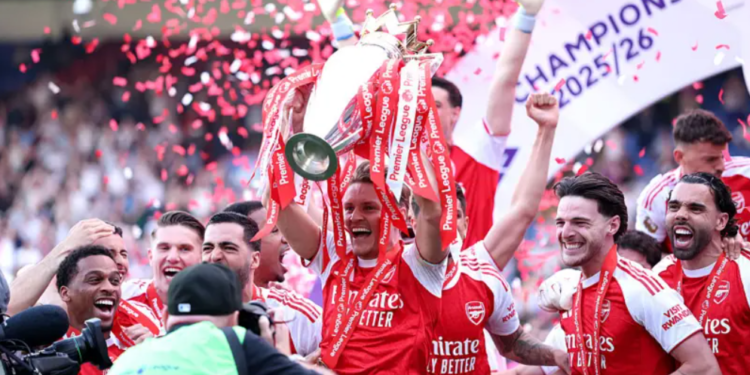 Arsenal Lift Premier League Trophy as West Ham Relegated